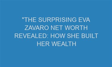 Zara Lei's Wealth Creation: How she built her fortune